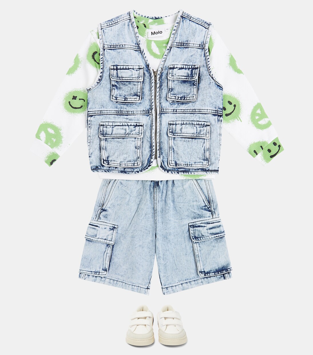 Miksi printed cotton sweatshirt | Molo