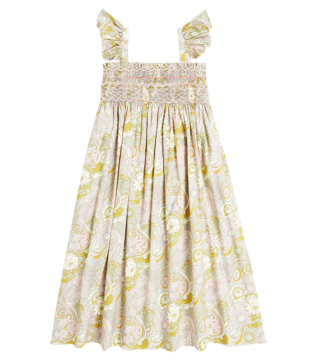 Bedrucktes Kleid Frances aus Baumwolle | Bonpoint