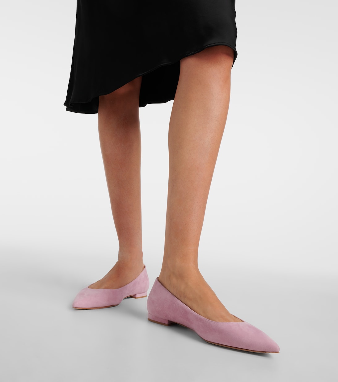 Gianvito Flat suede ballet flats | Gianvito Rossi