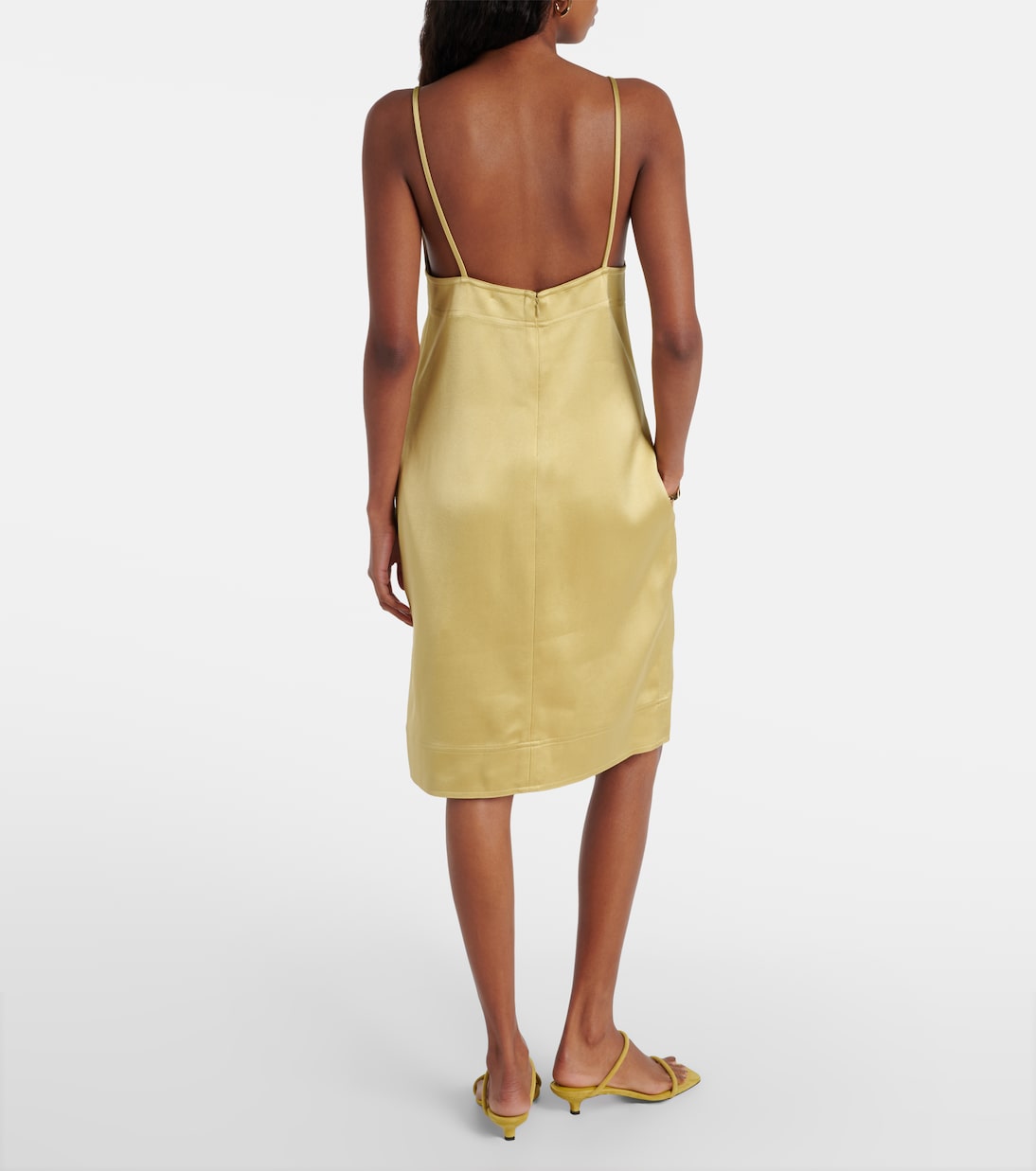 Abito sottoveste in raso | Toteme