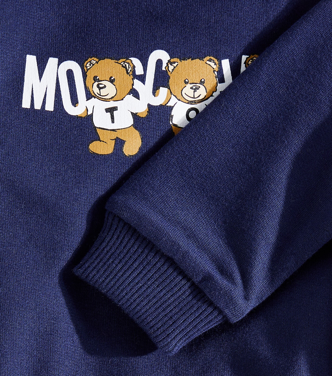 Baby printed cotton sweatshirt | Moschino Kids