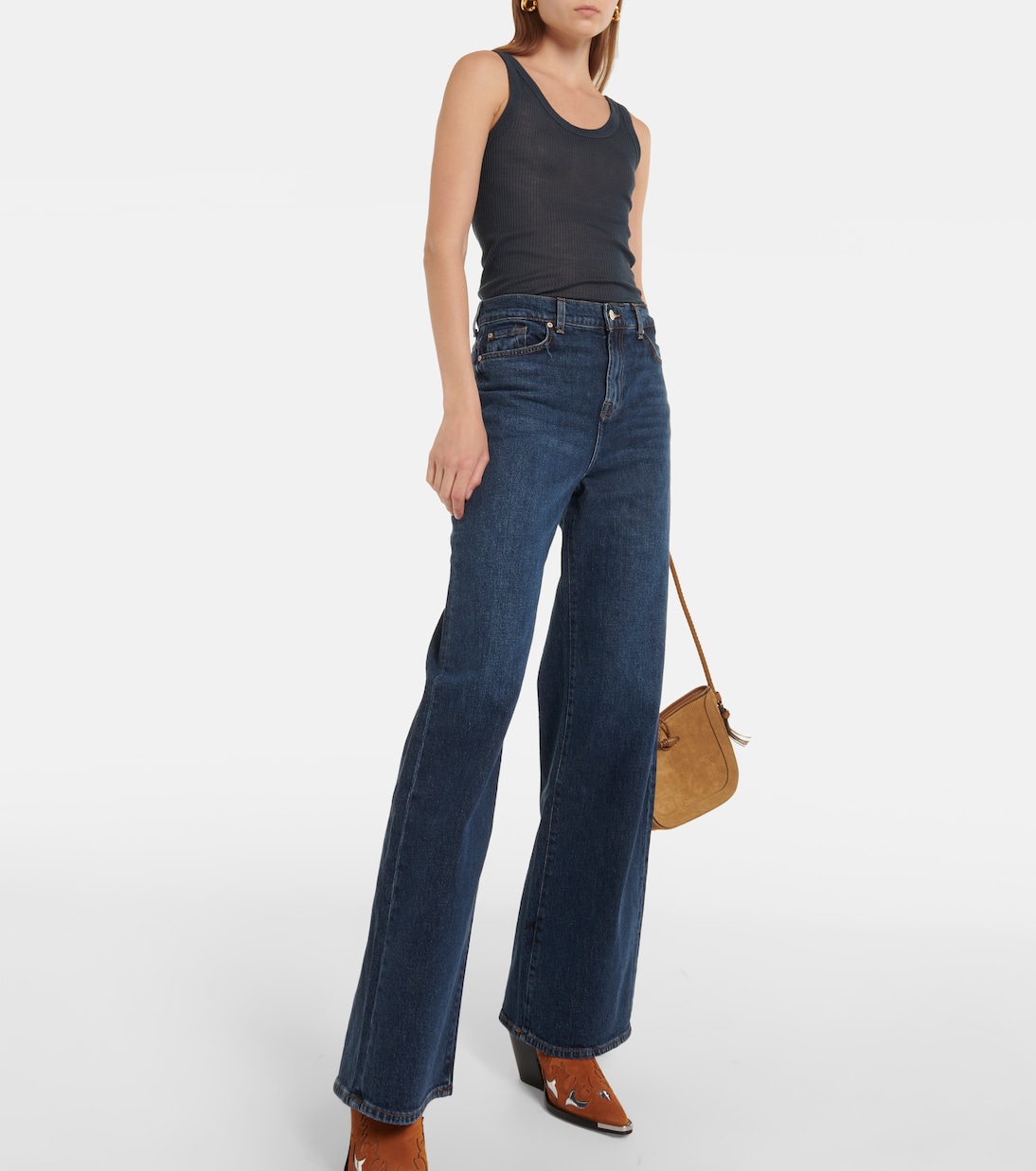 High-Rise Wide-Leg Jeans Scout | 7 For All Mankind