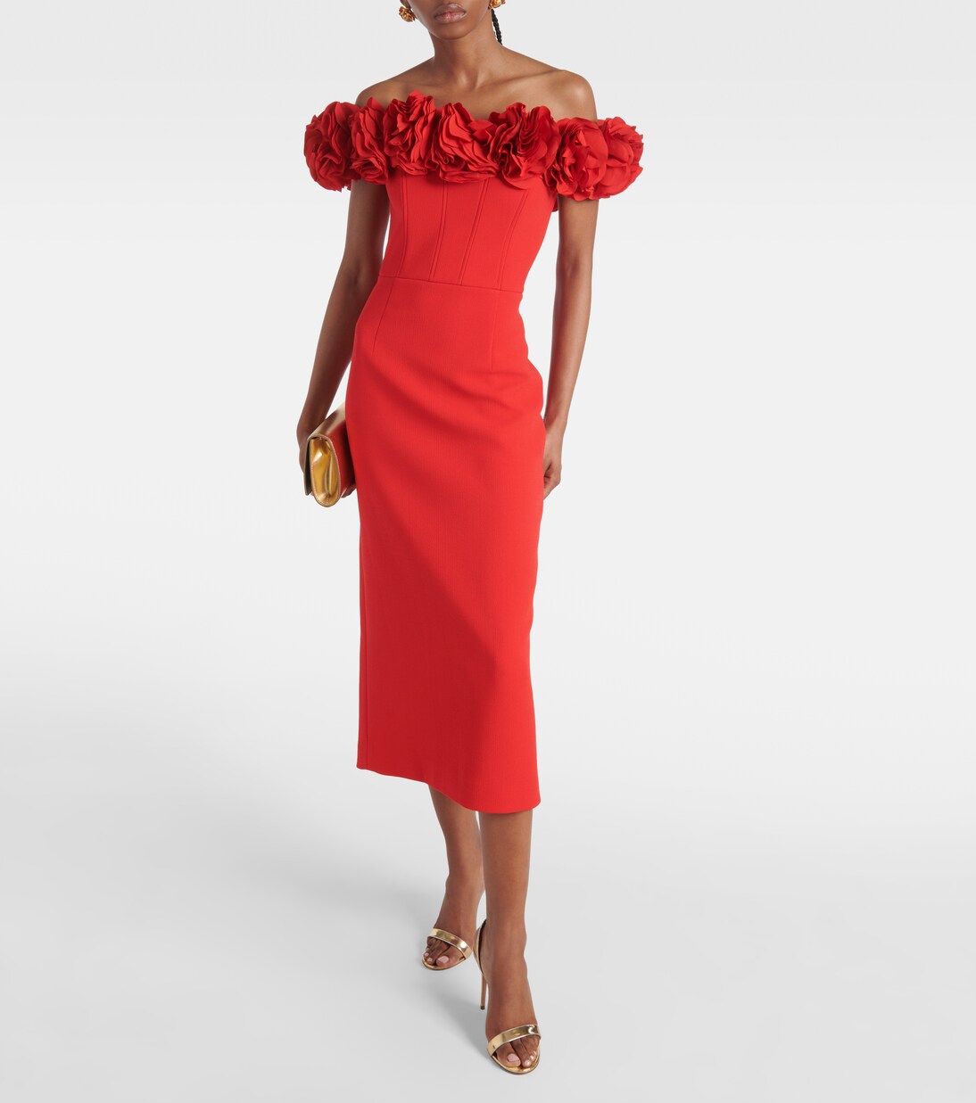 Robe bustier Odetta à fleurs | Rebecca Vallance