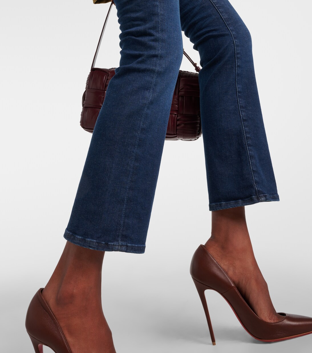 Jodi Crop high-rise flared jeans | AG Jeans