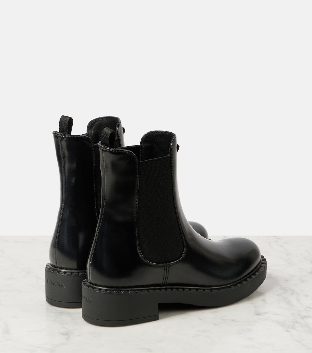 Botas chelsea de piel | Prada