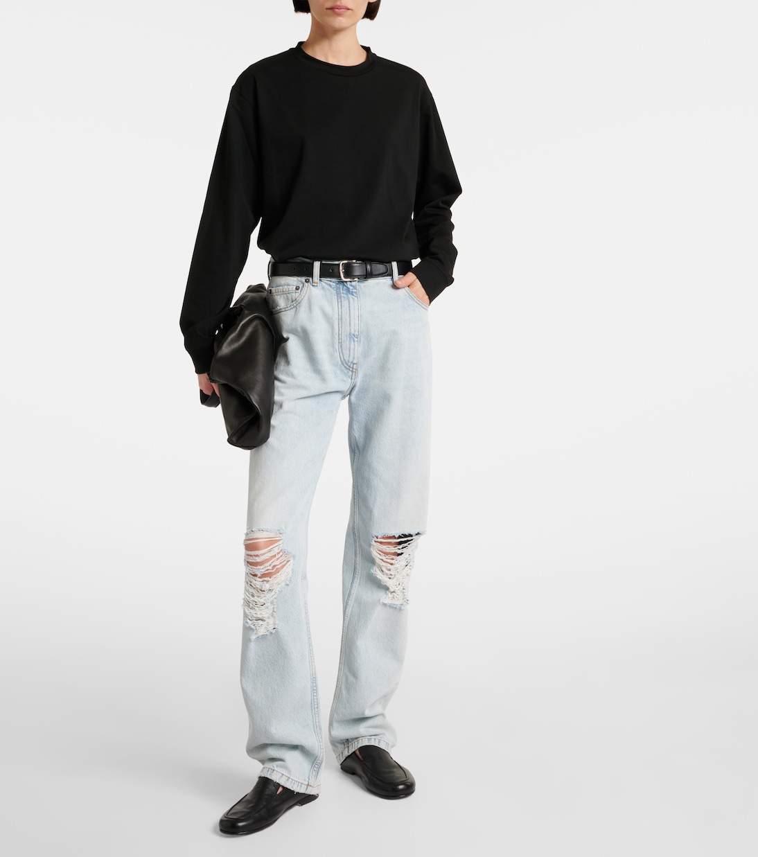 Top Ciles R aus Baumwoll-Jersey | The Row