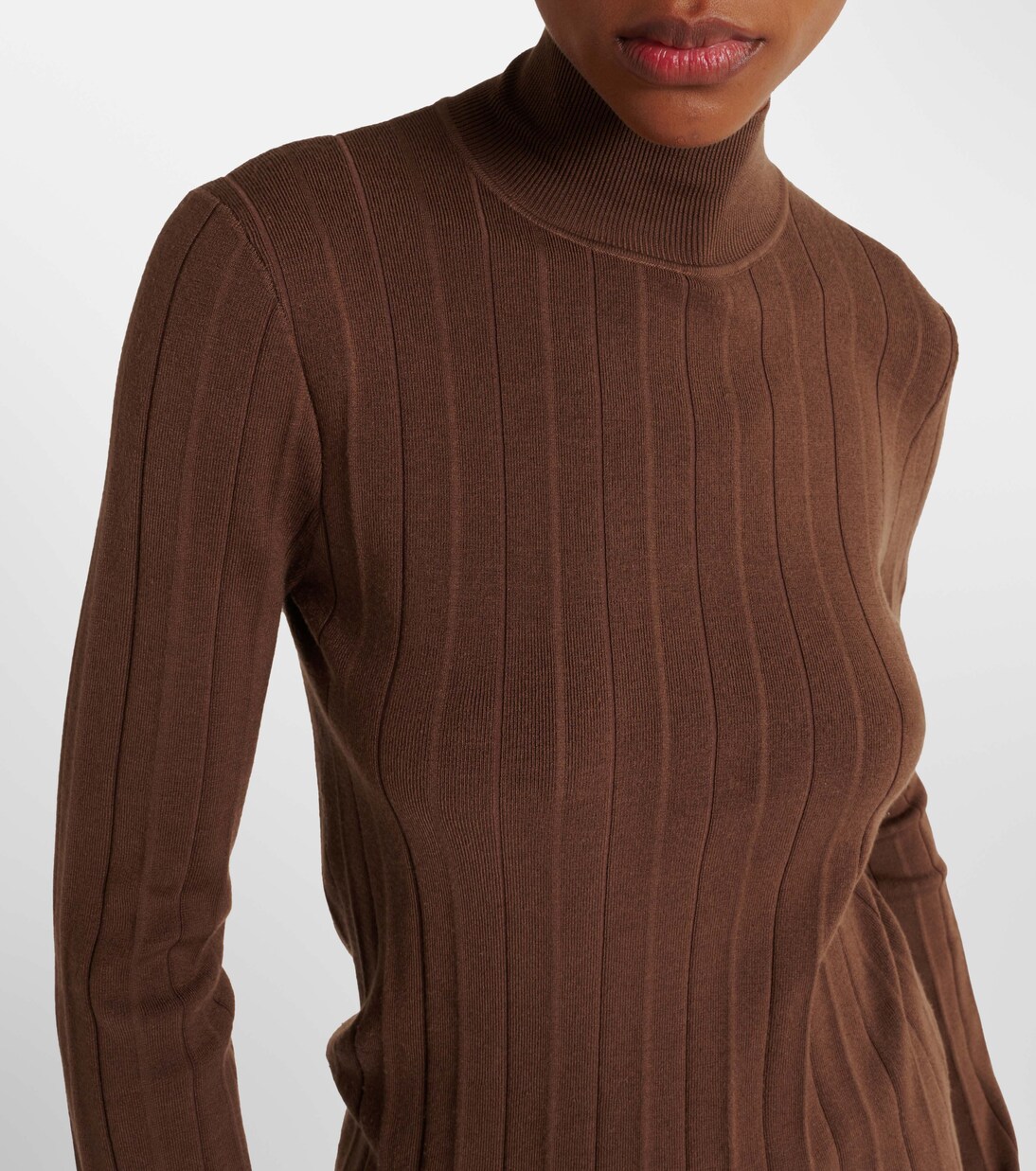 Pull à col roulé en soie mélangée | Joseph