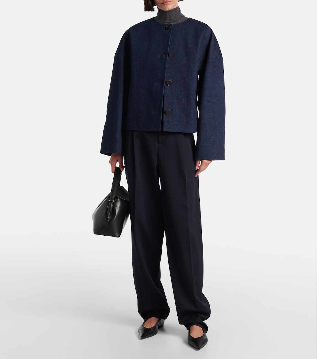 Dev cropped denim jacket | Fforme