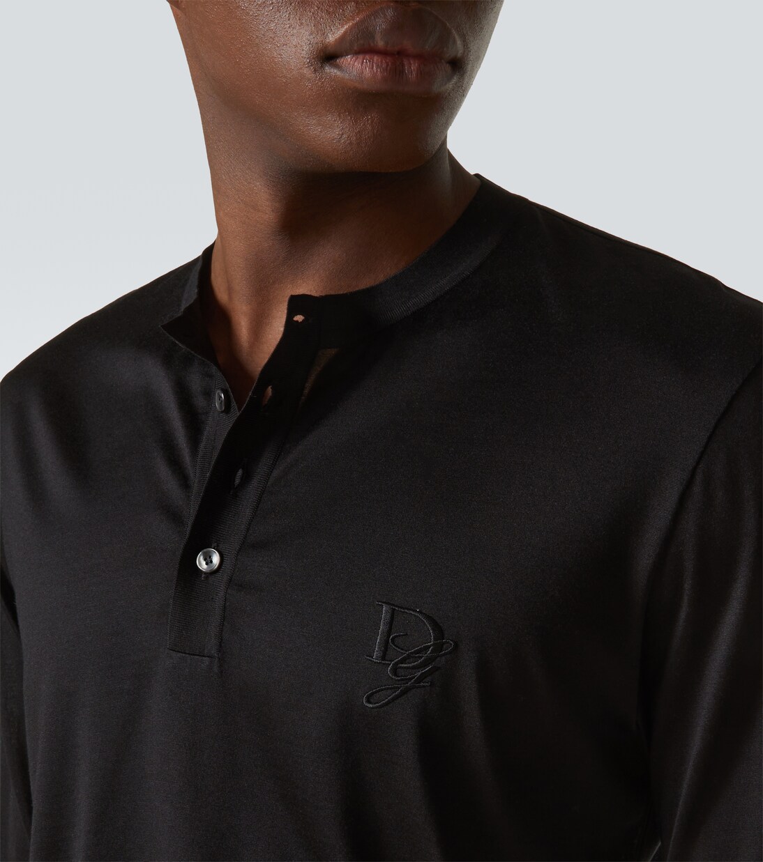 Henley-Top aus Seide | Dolce&Gabbana
