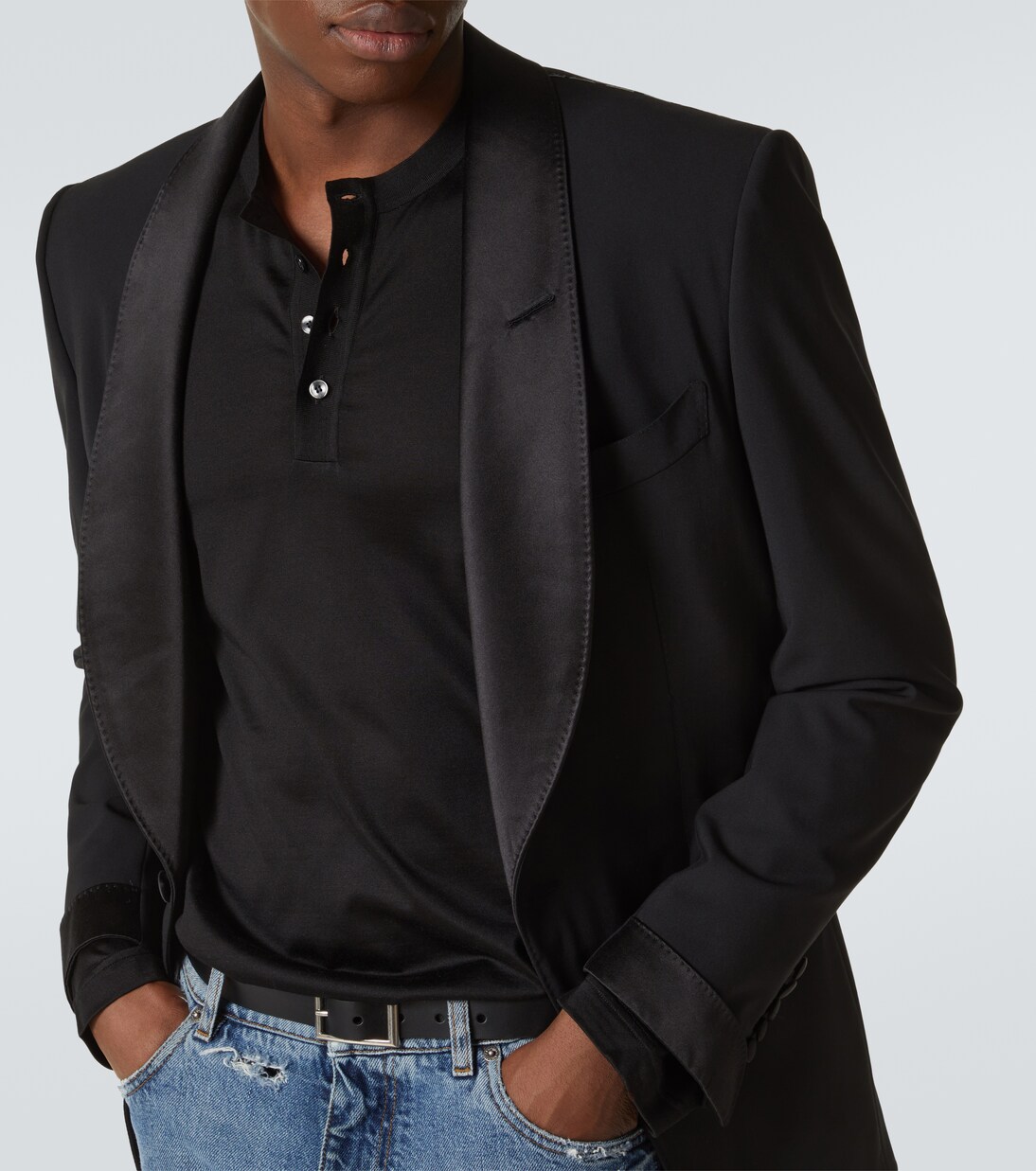 Henley-Top aus Seide | Dolce&Gabbana