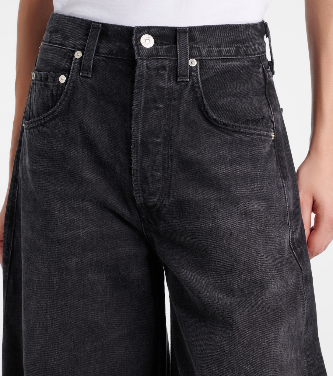 Horseshoe mid-rise barrel-leg jeans | Citizens of Humanity