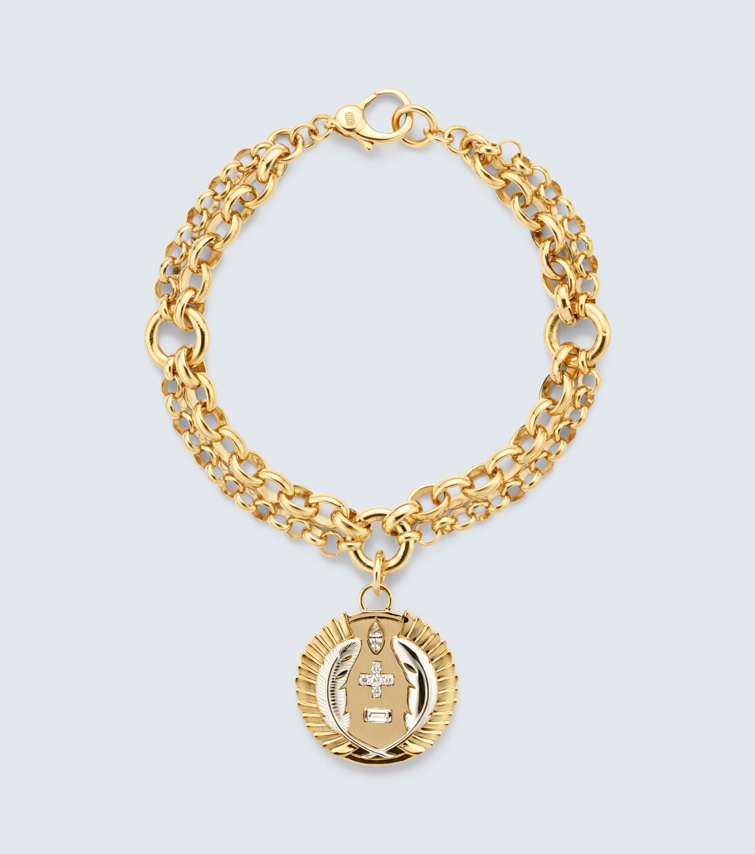 Vivacity 18kt gold bracelet with diamonds | FoundRae