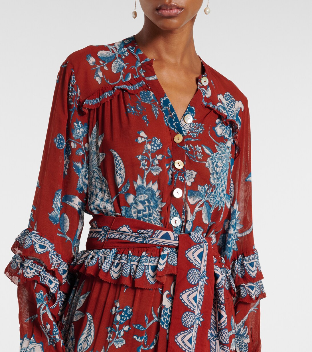 Robe longue Tropical Landing | Farm Rio