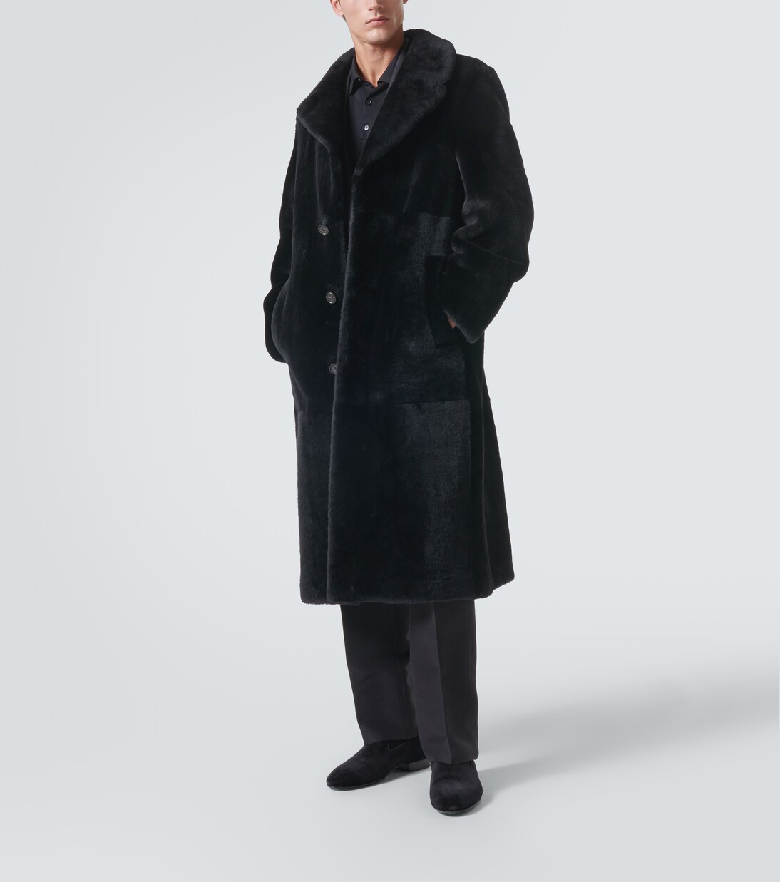 Emiliano shearling coat | Loro Piana