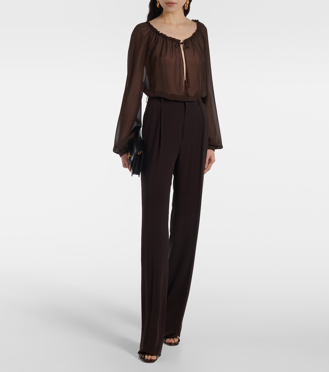 Top aus Seiden-Georgette | Tom Ford