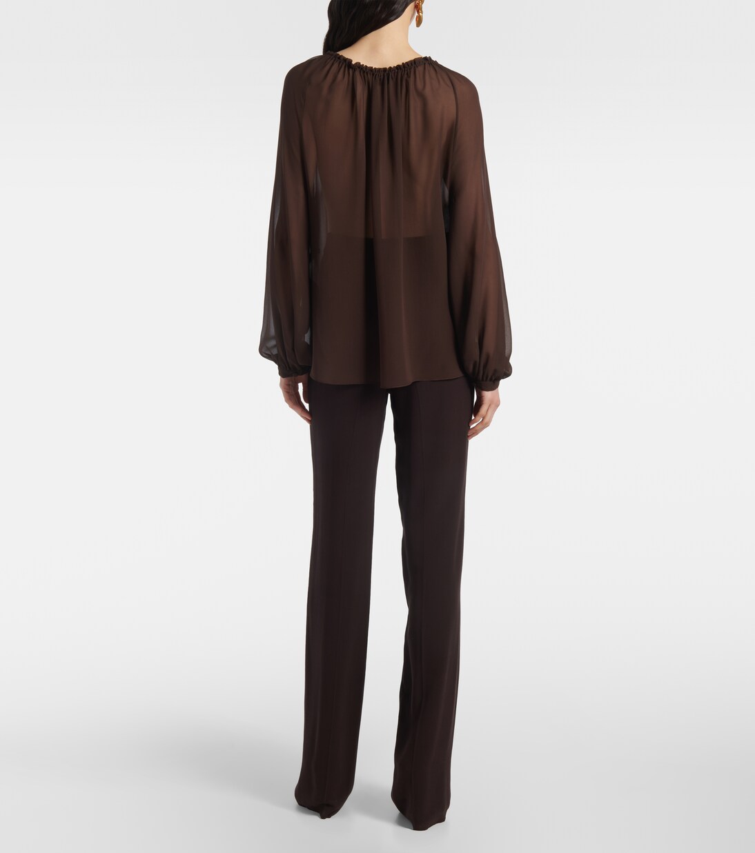 Top aus Seiden-Georgette | Tom Ford