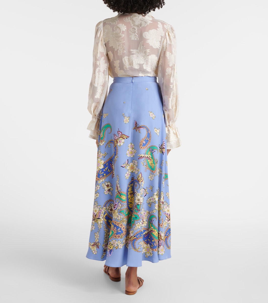 Maxirock aus Seide | Etro