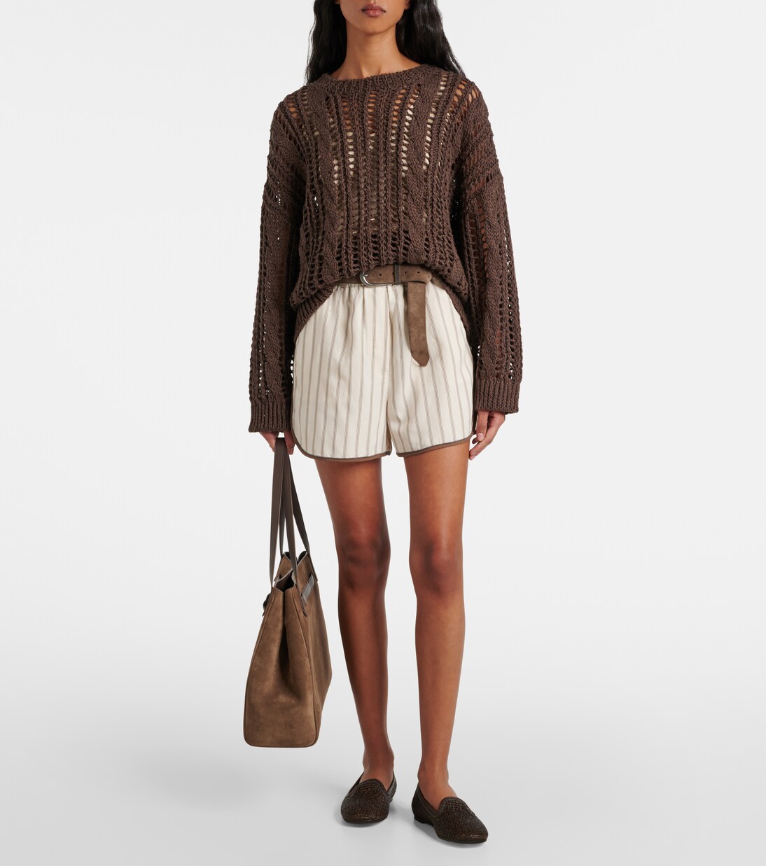 High-rise Bermuda shorts | Brunello Cucinelli