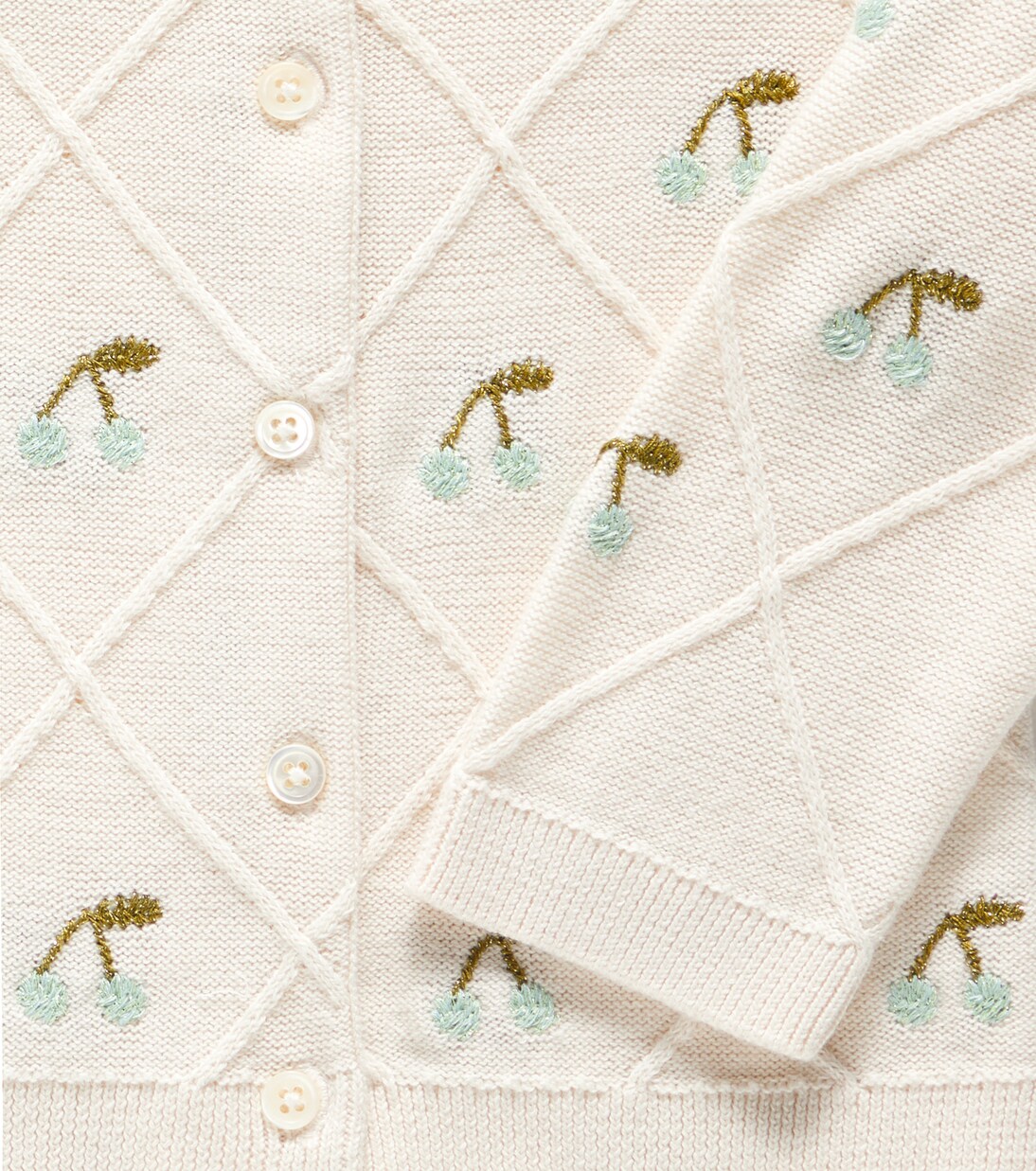 Baby Fayana embroidered cotton cardigan | Bonpoint