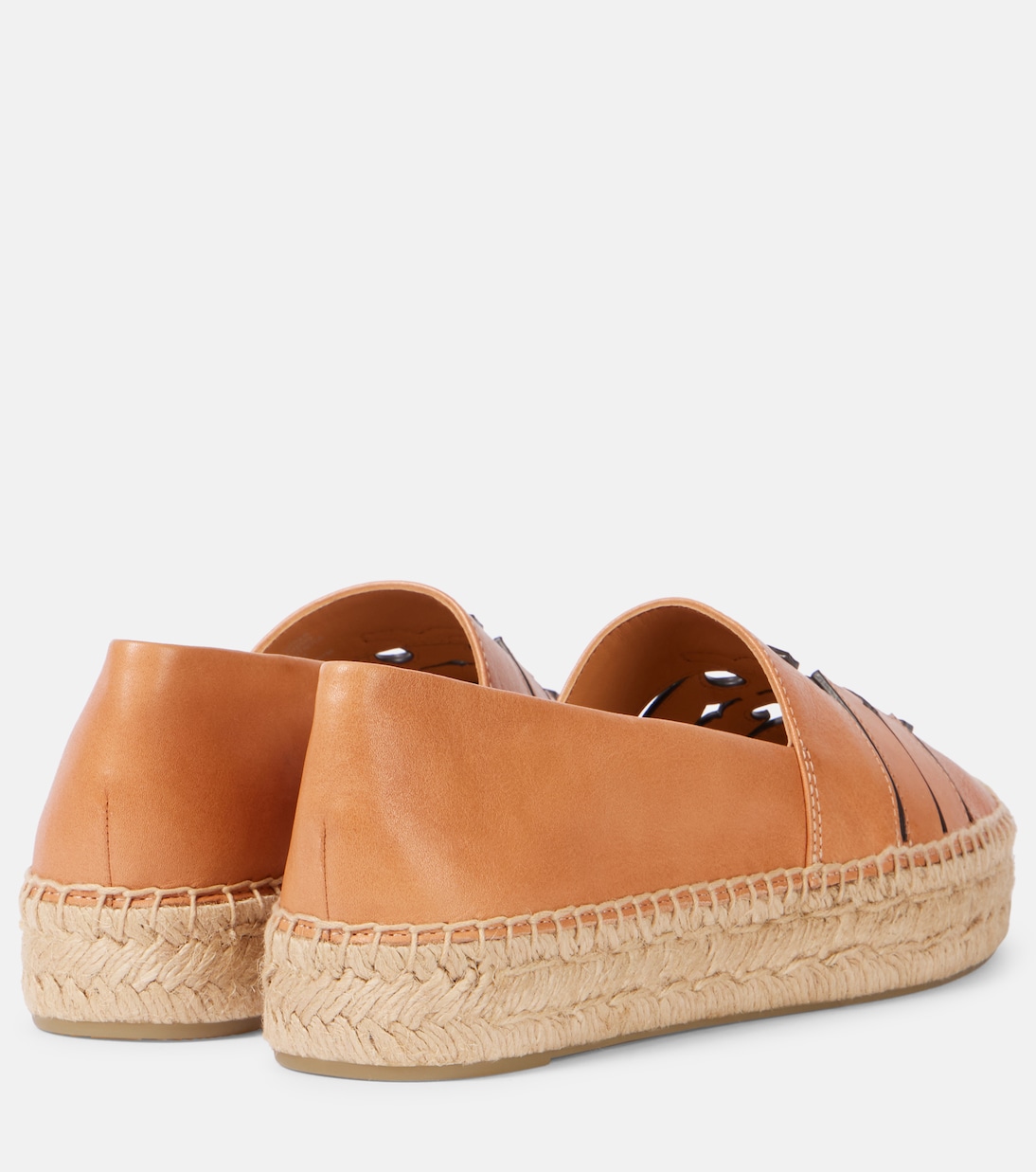 Ines leather platform espadrilles | Tory Burch