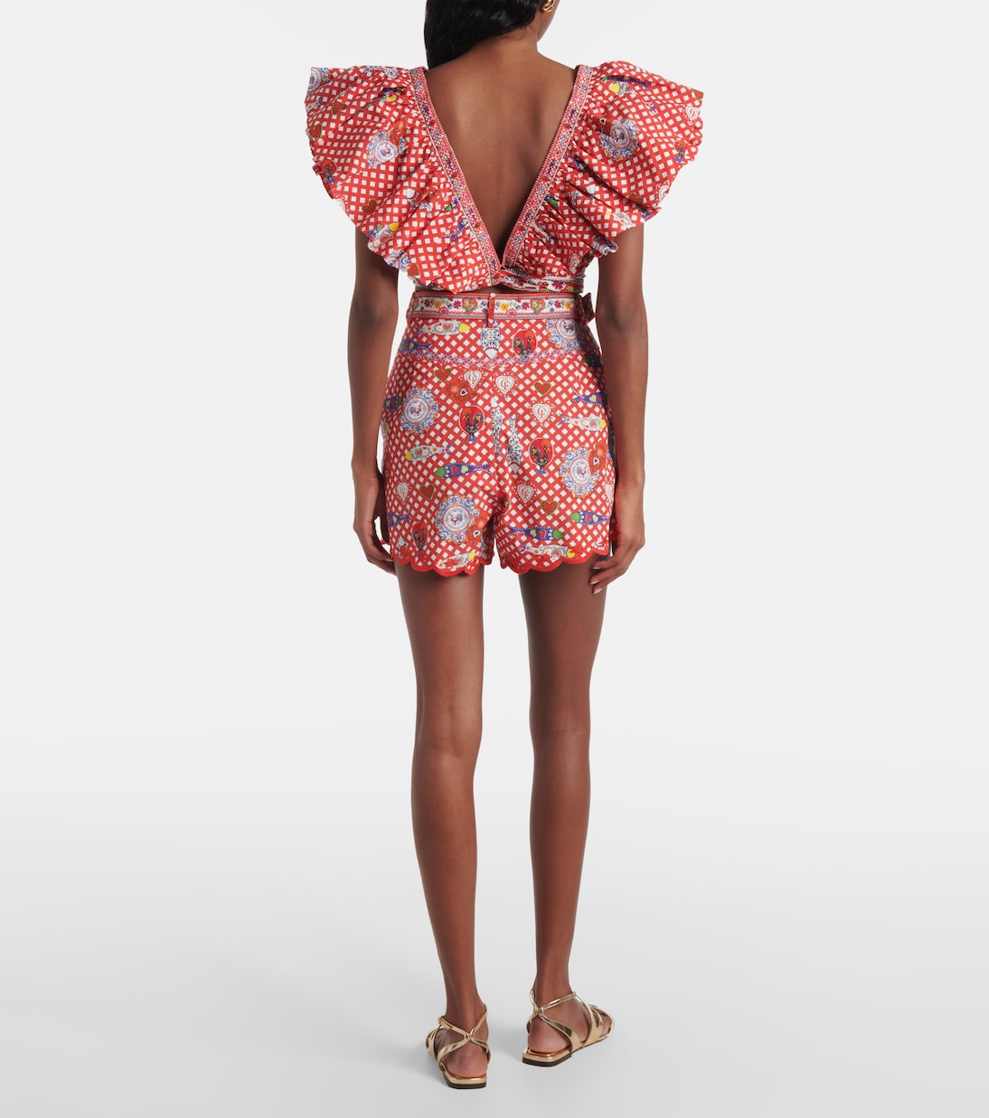 Bedruckte Shorts aus Baumwolle | Camilla