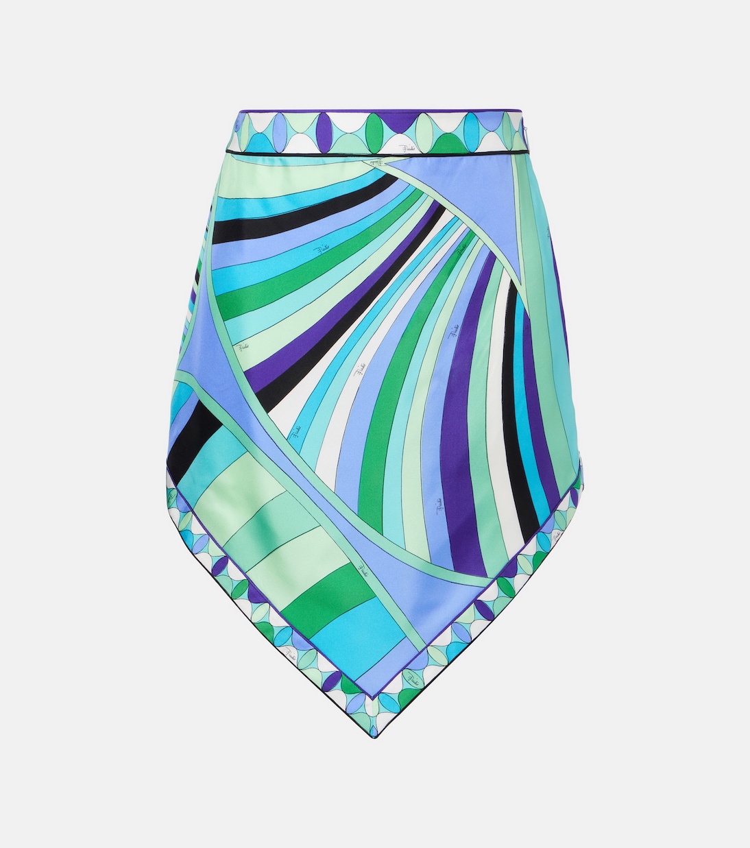 Iride printed silk mini skirt | Pucci
