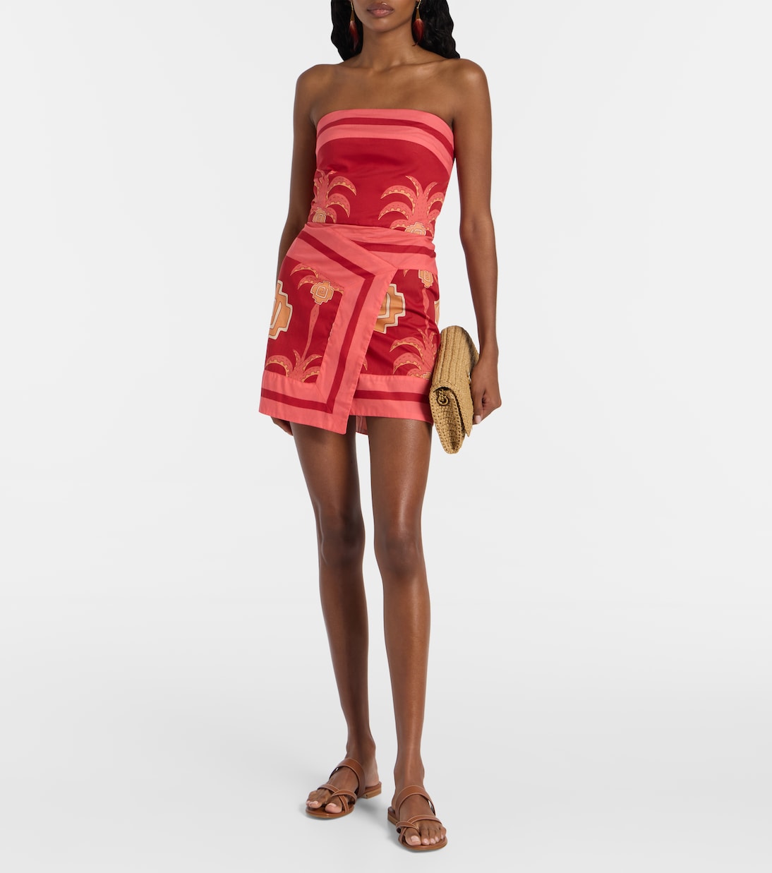 Robe Raiz imprimée en coton | Johanna Ortiz