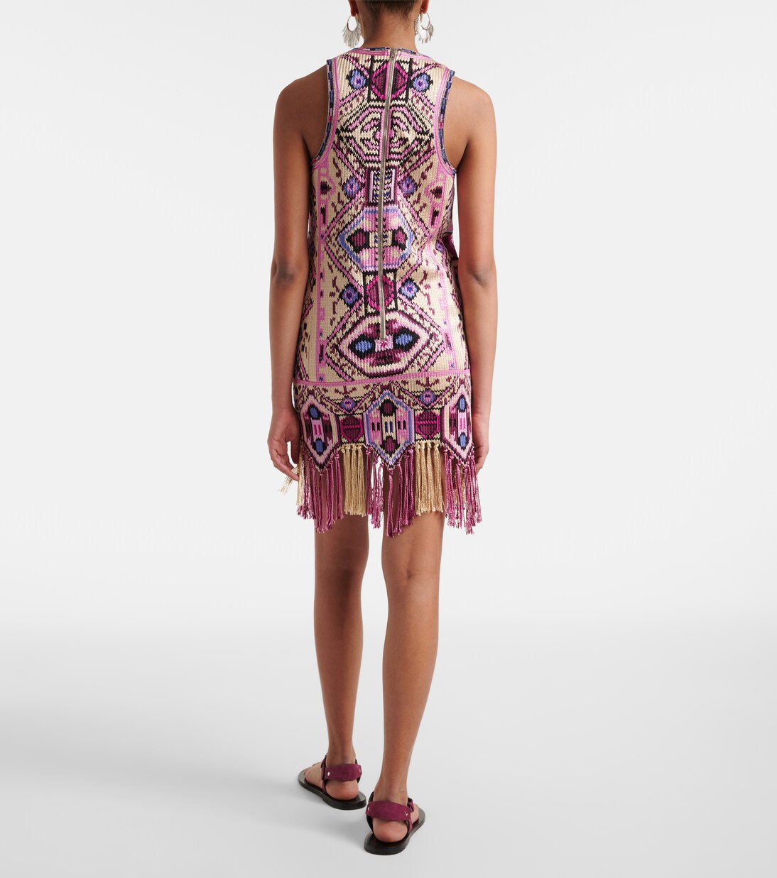 Yasmine fringed cotton minidress | Isabel Marant