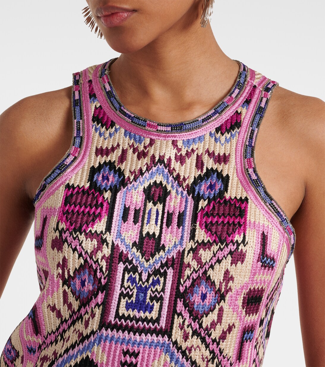 Yasmine fringed cotton minidress | Isabel Marant