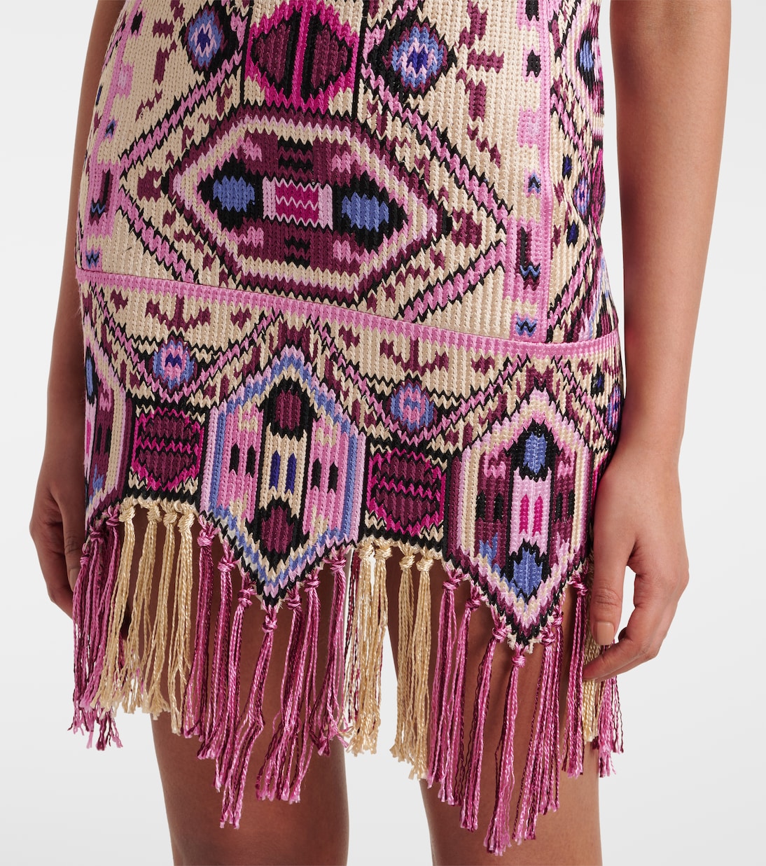 Yasmine fringed cotton minidress | Isabel Marant