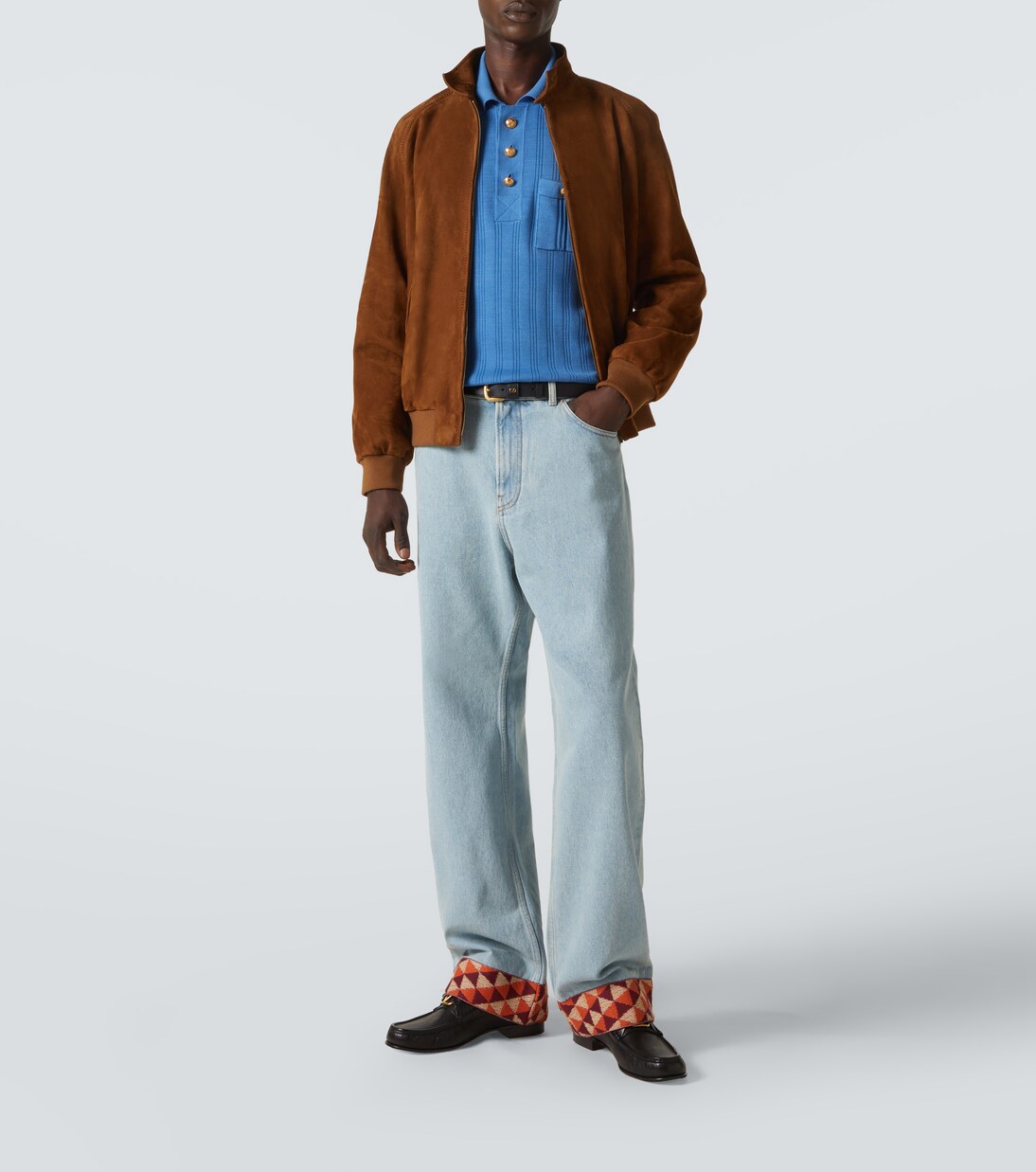 Polo acanalado de algodón | Valentino