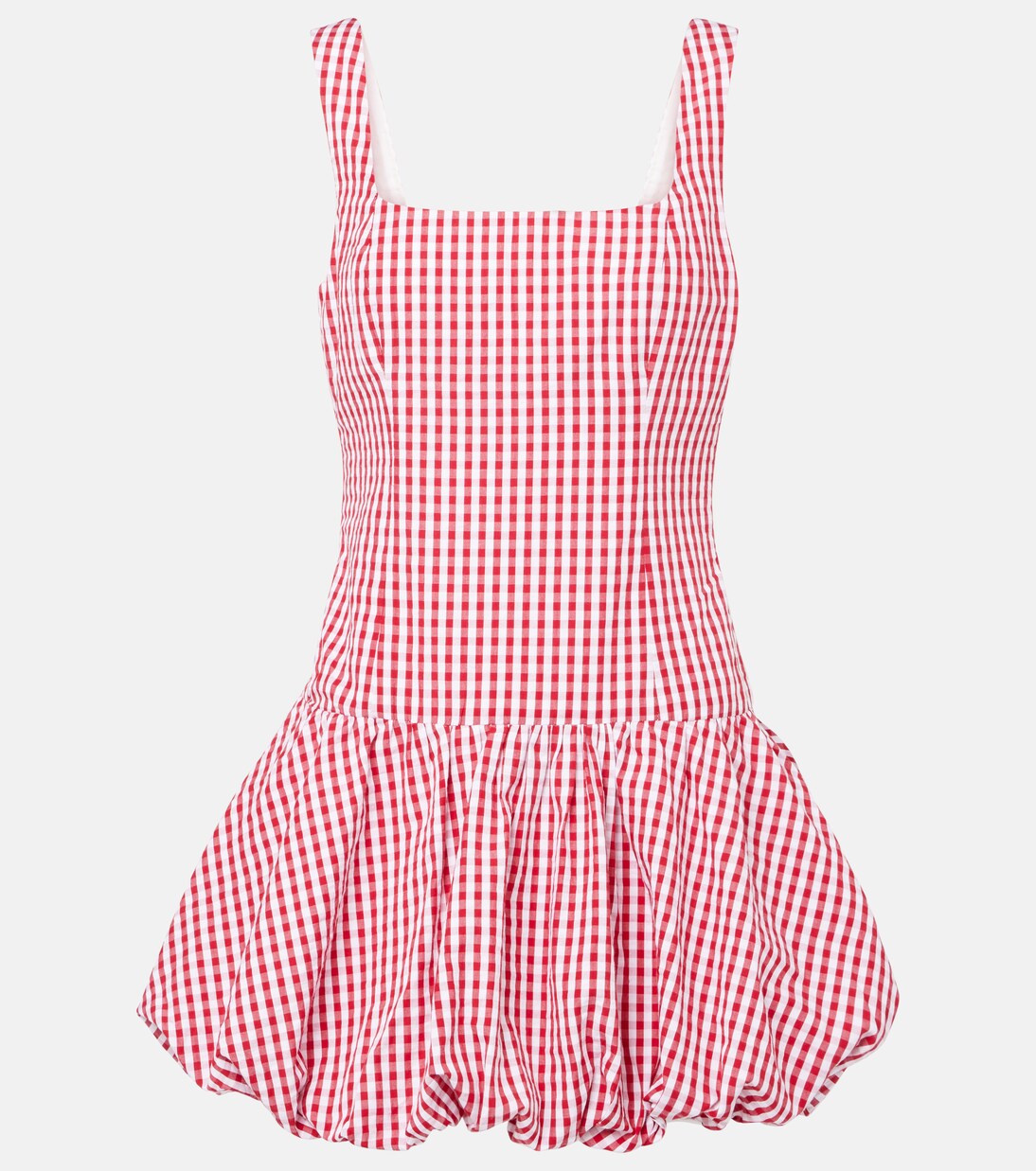 Charlene gingham cotton poplin minidress | Faithfull