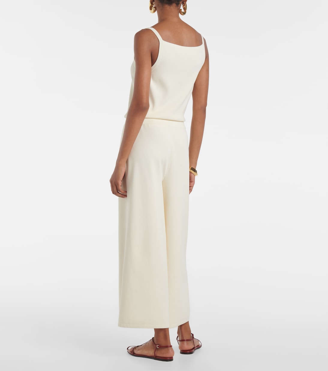 High-rise wide-leg pants | Joseph
