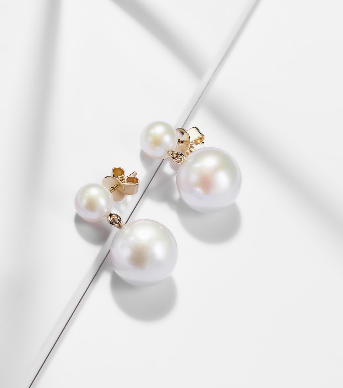 Boucles d'oreilles Venus Moon en or 14 ct et perles d'eau douce | Sophie Bille Brahe