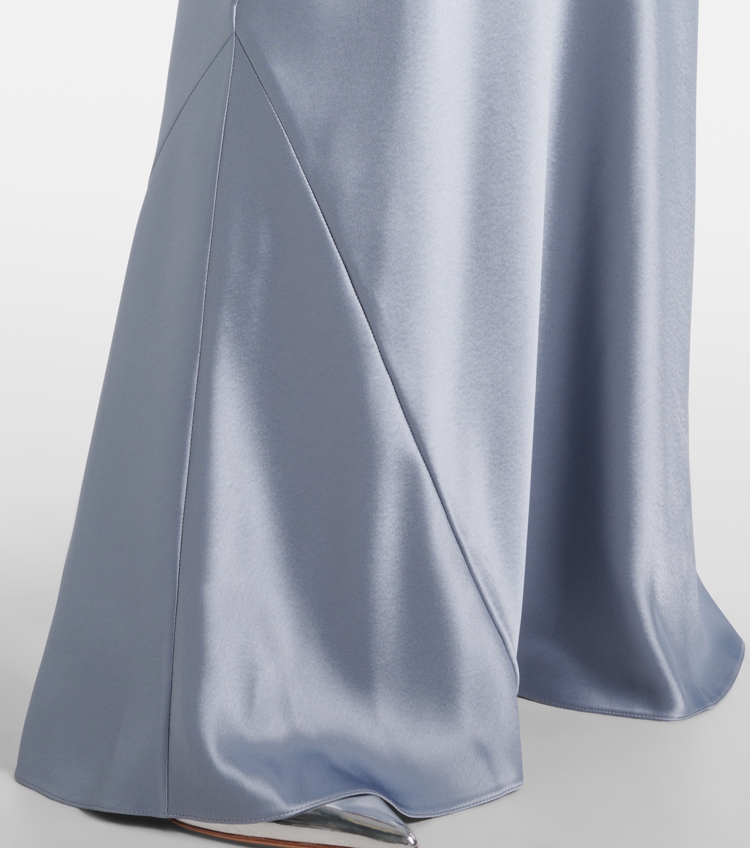 Robe longue Sienna en satin | Galvan