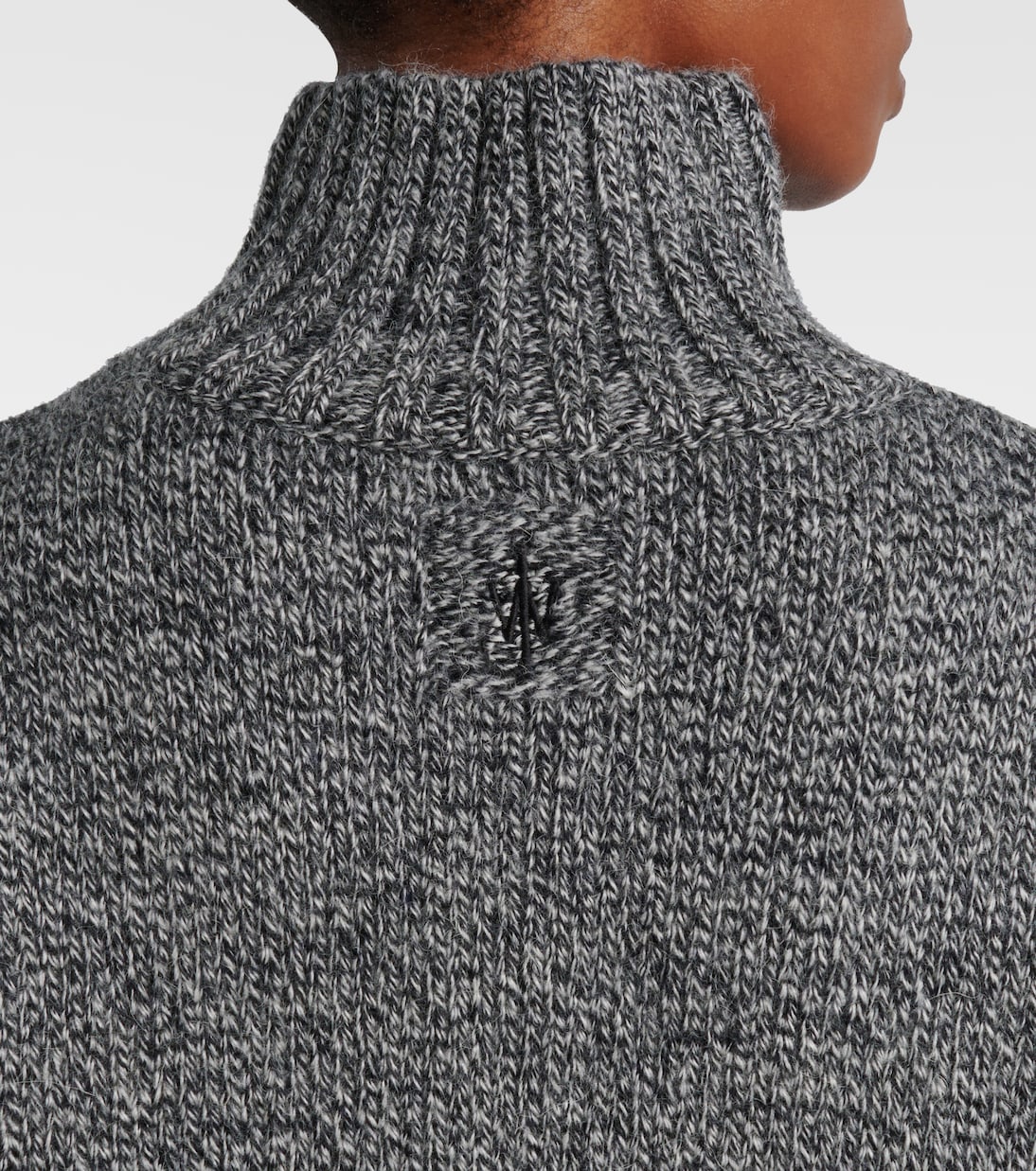 Jersey de cuello alto en mezcla de lana y alpaca | JW Anderson