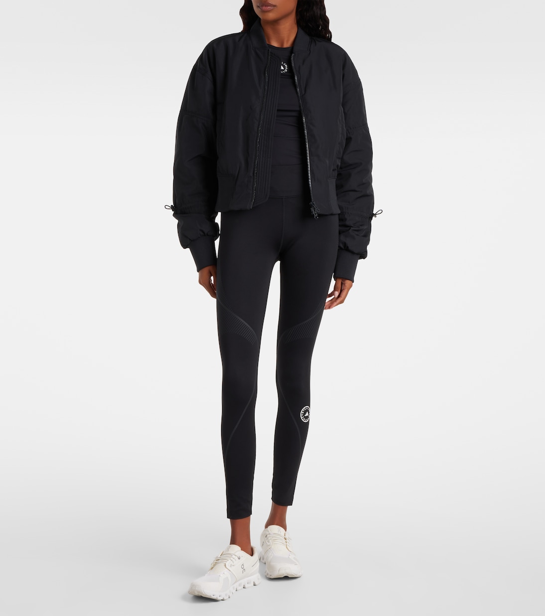 True Nature cropped bomber jacket | Adidas by Stella McCartney
