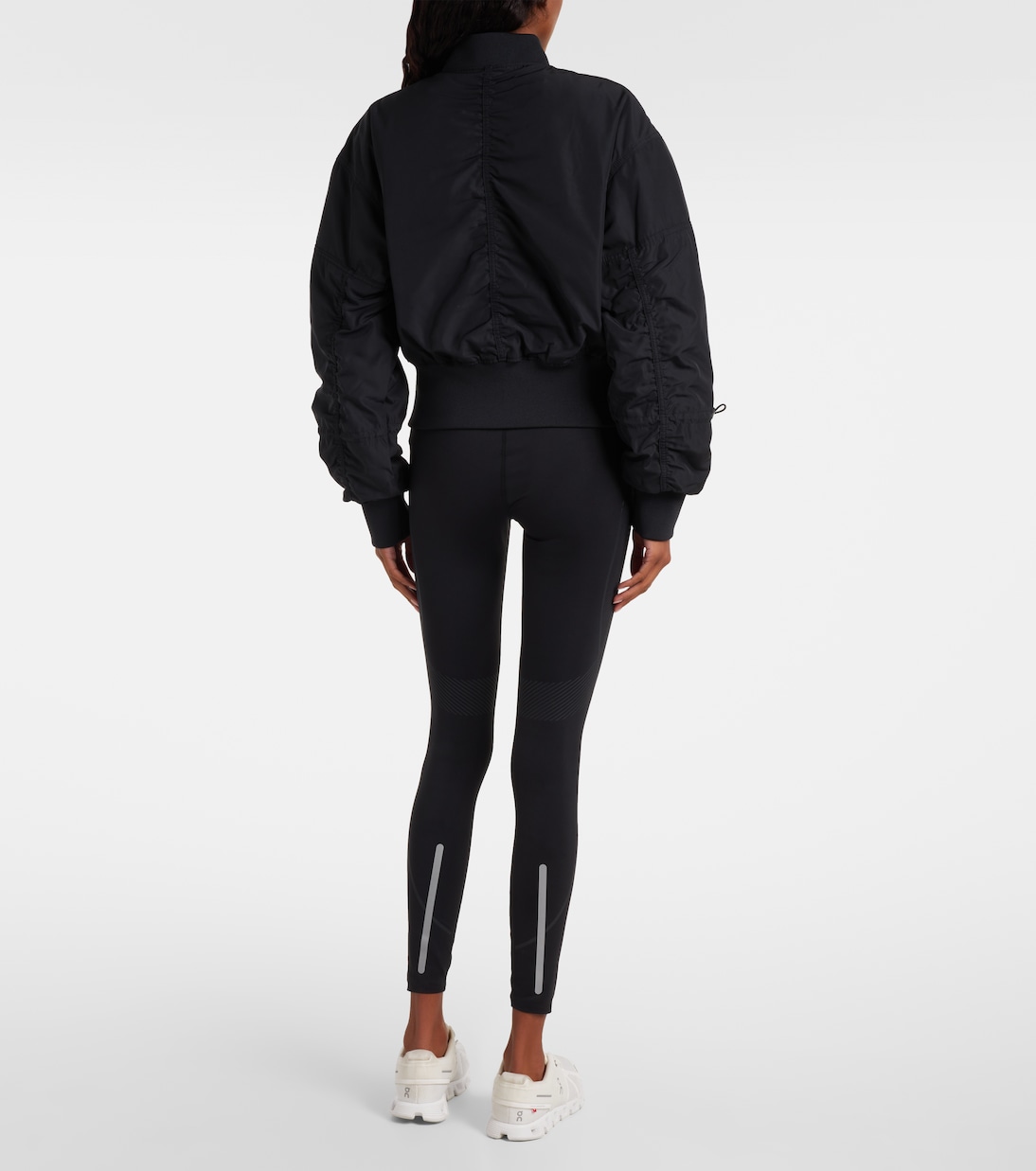 True Nature cropped bomber jacket | Adidas by Stella McCartney