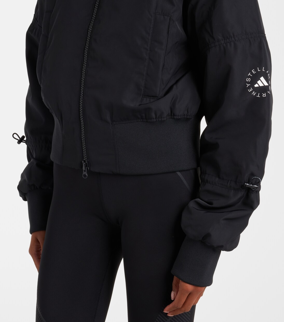 True Nature cropped bomber jacket | Adidas by Stella McCartney