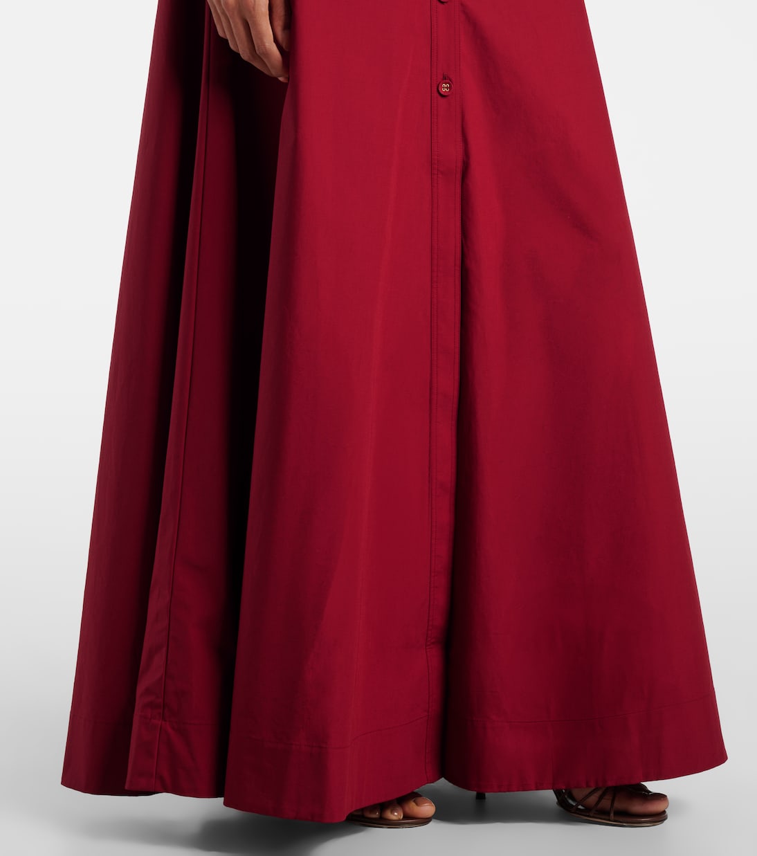 Hemdblusenkleid aus Baumwollpopeline | Roland Mouret