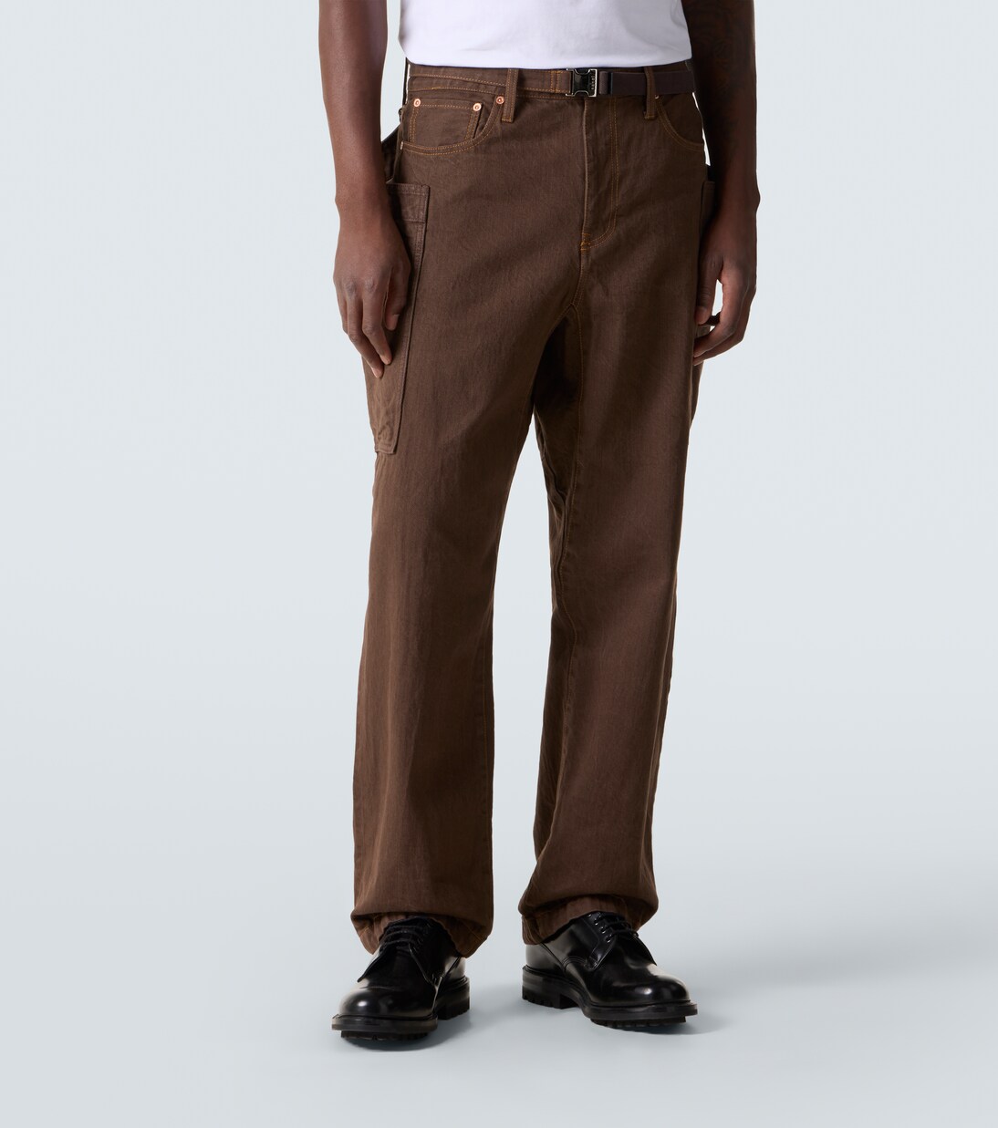 Belted cargo jeans | Sacai