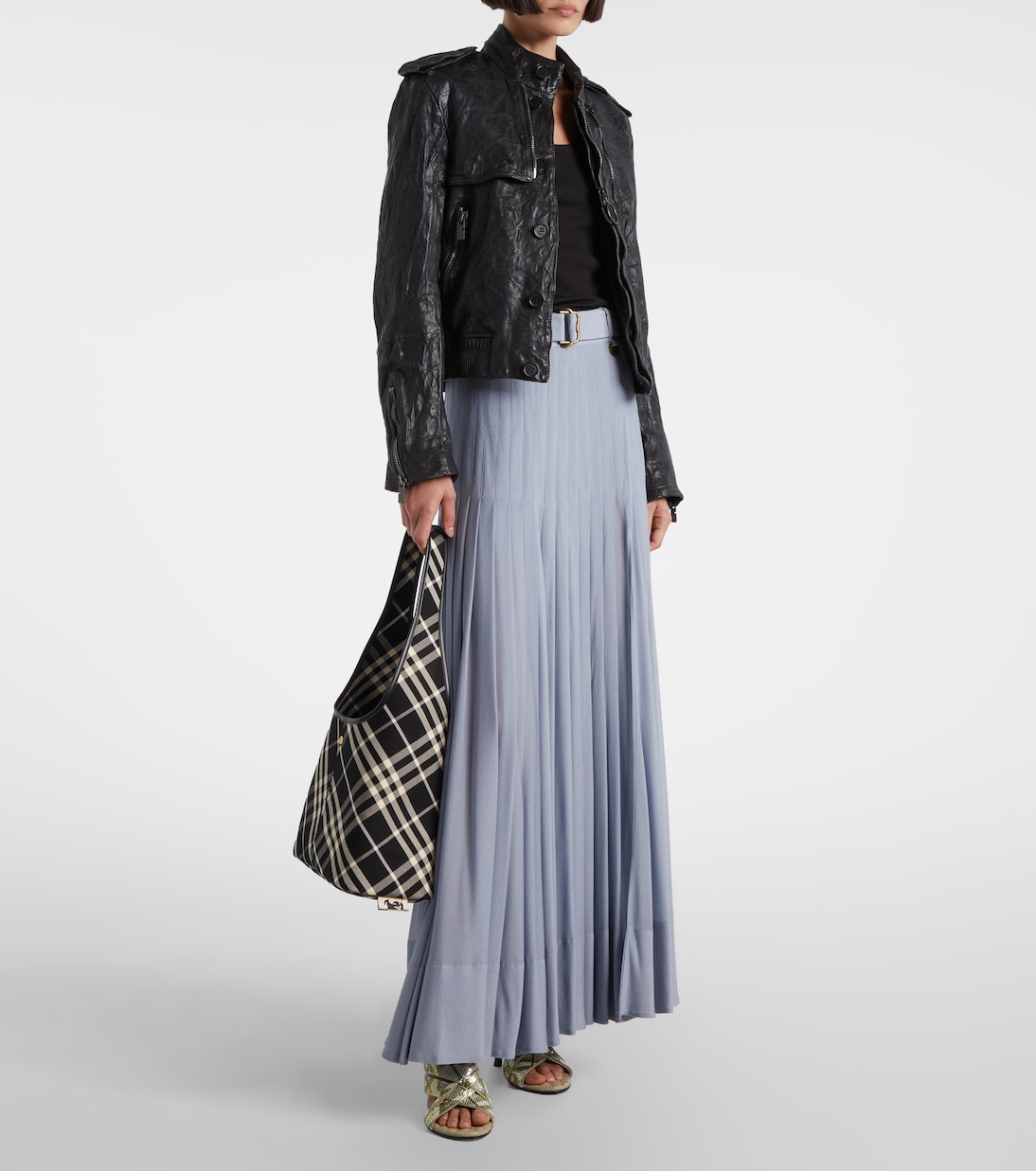 Leather jacket | Burberry