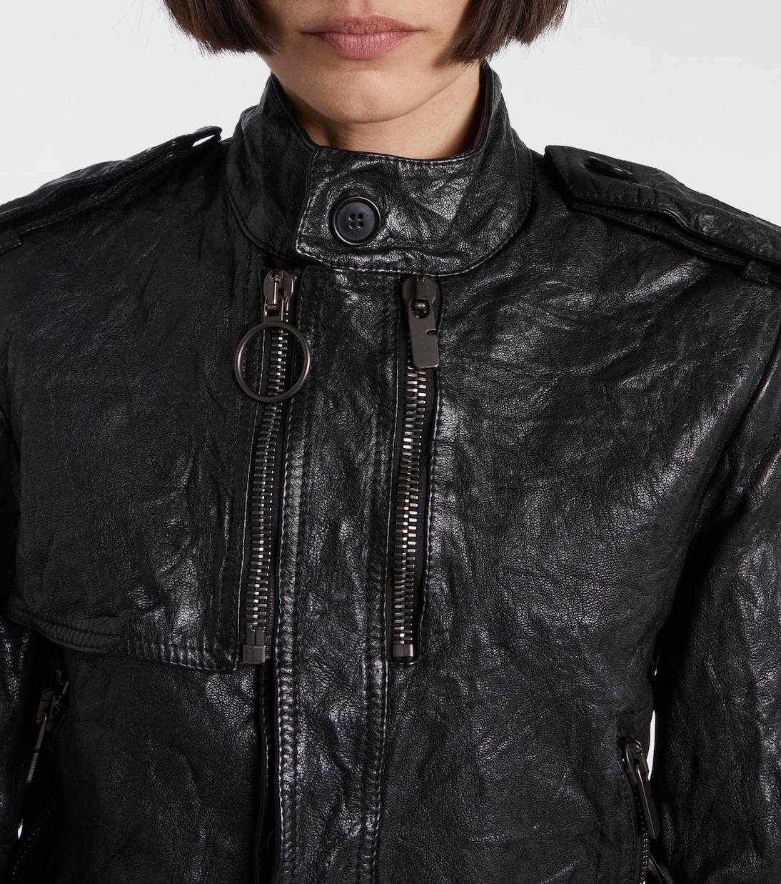 Leather jacket | Burberry