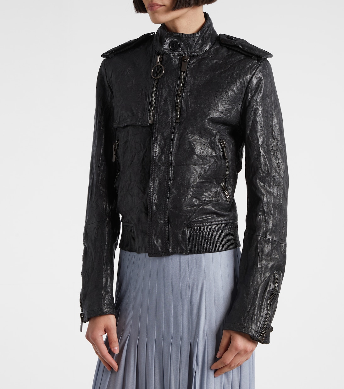 Leather jacket | Burberry