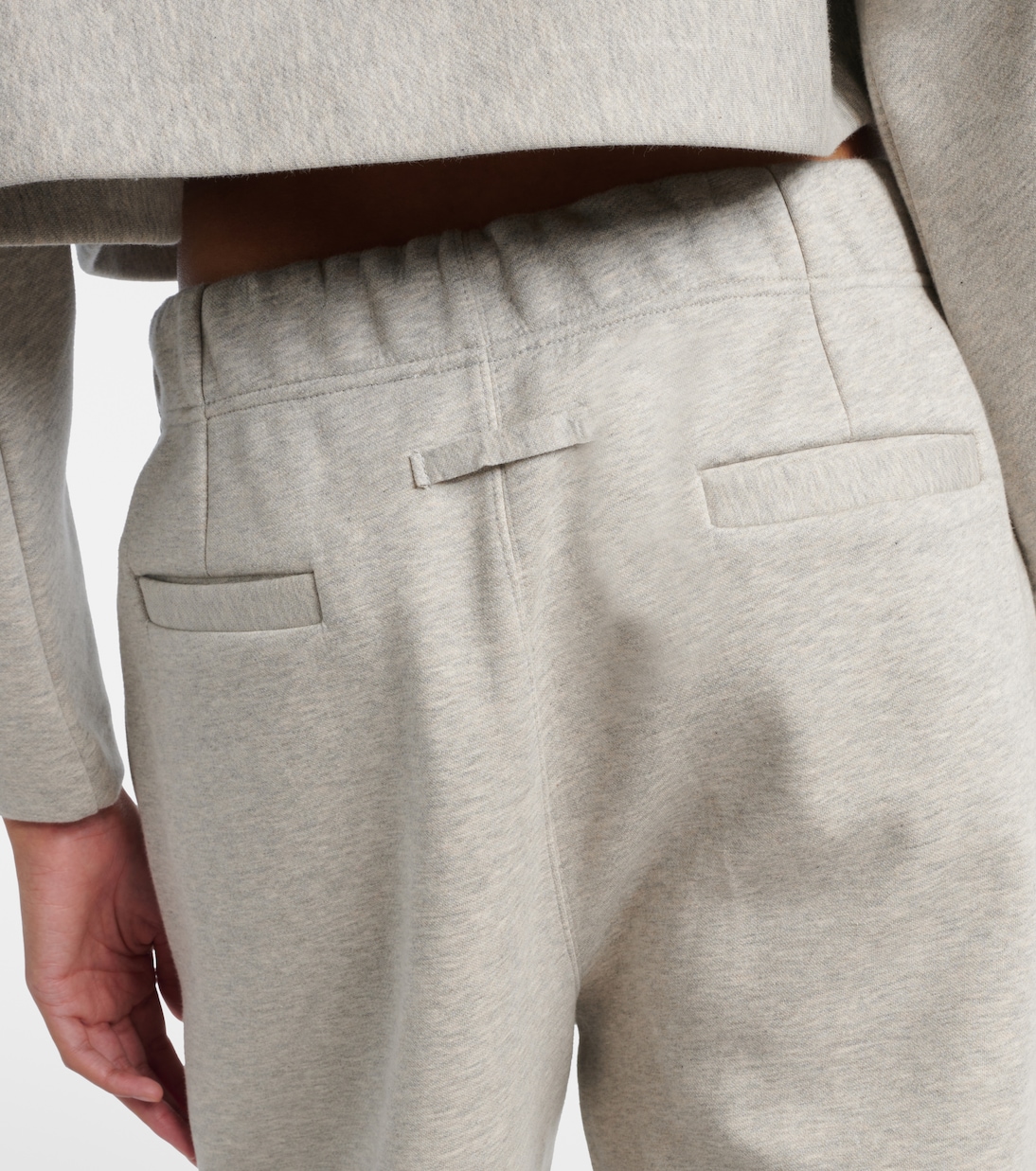 Embossed logo cotton sweatpants | Jean Paul Gaultier