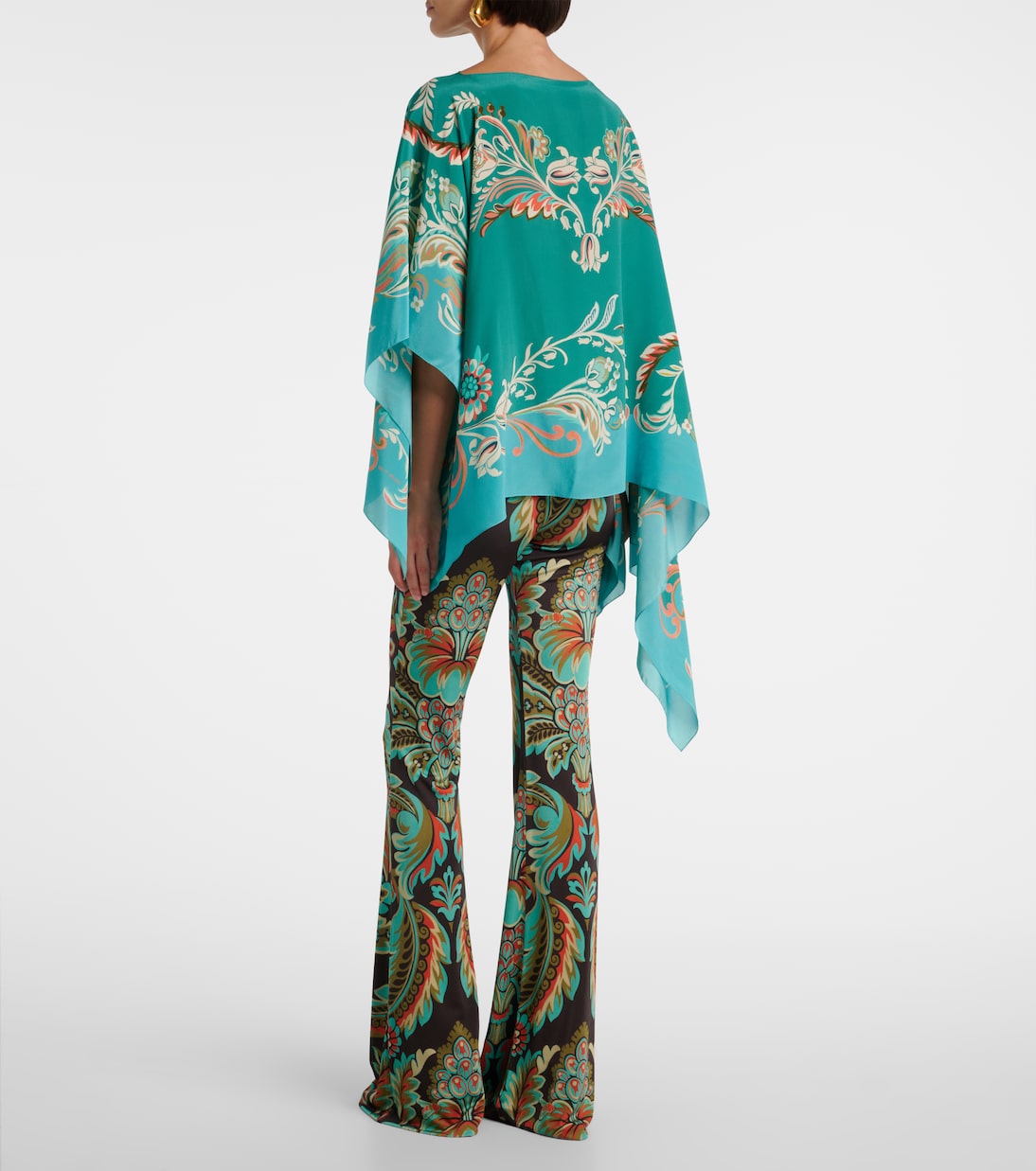 Top drapé en crêpe de soie | Etro