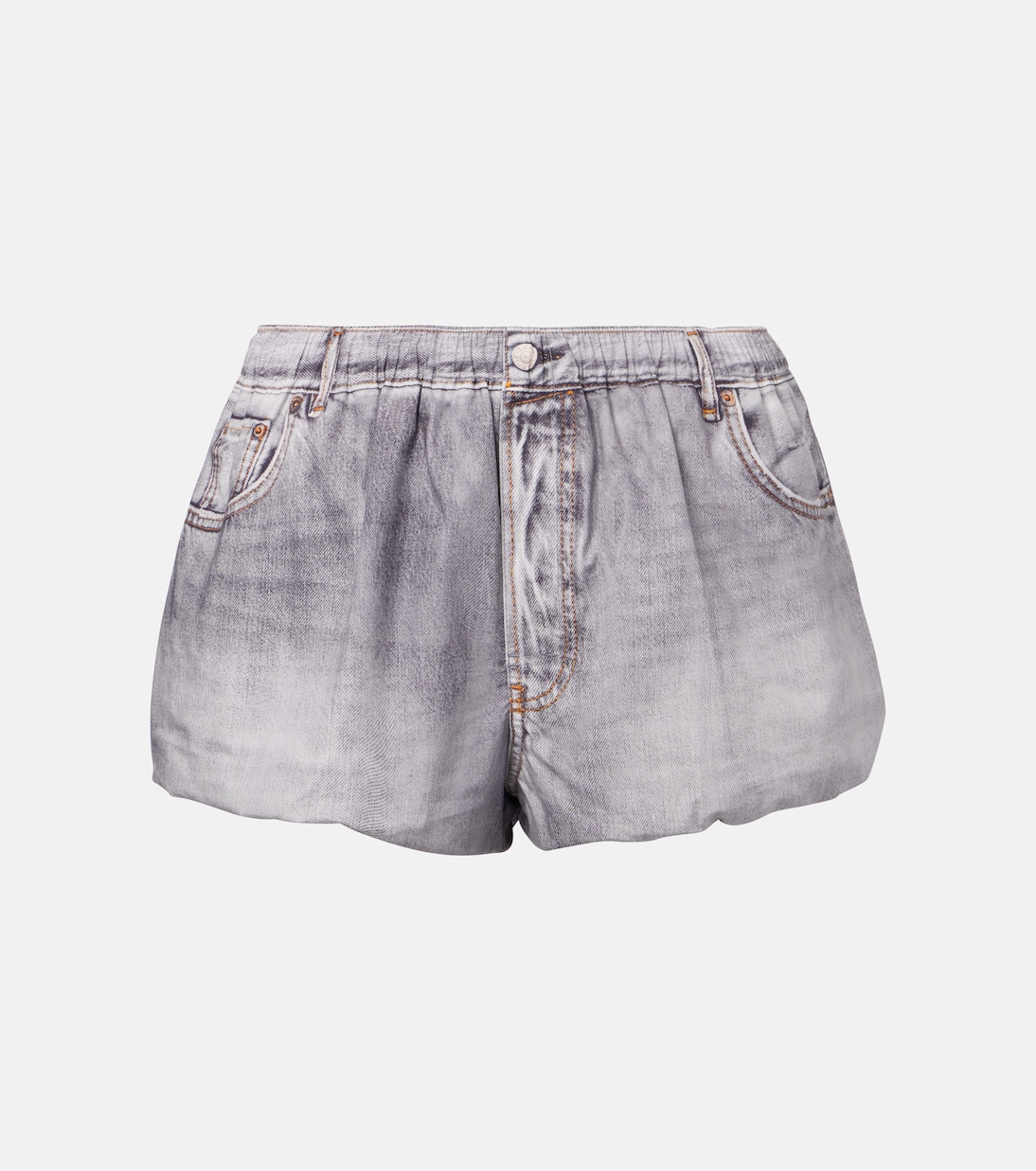 Shorts de algodón trompe l'oeil | Acne Studios