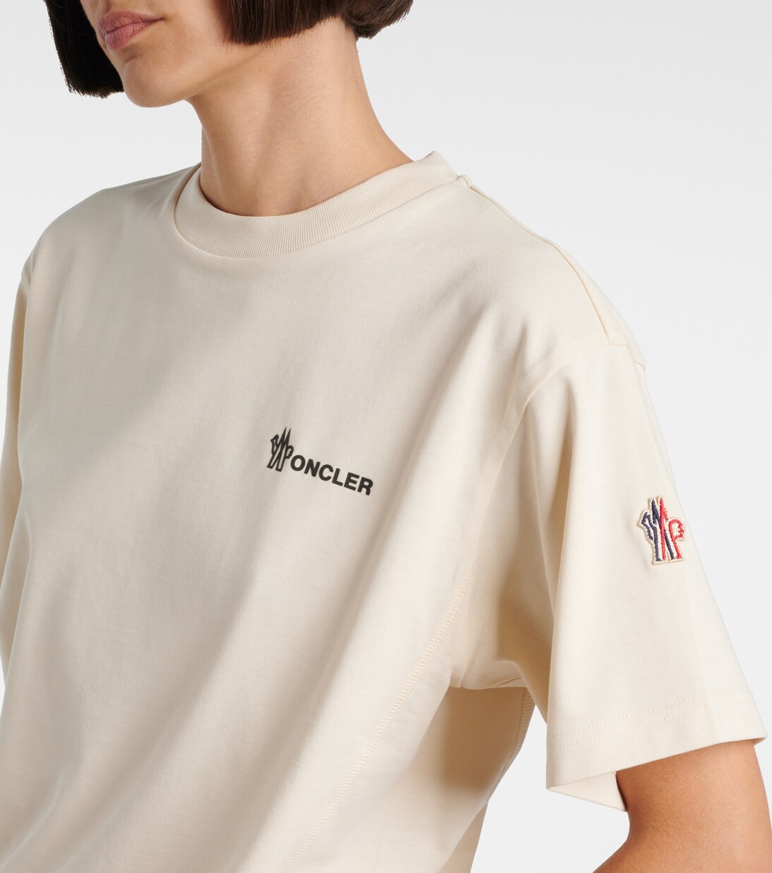 Logo cotton jersey T-shirt | Moncler Grenoble