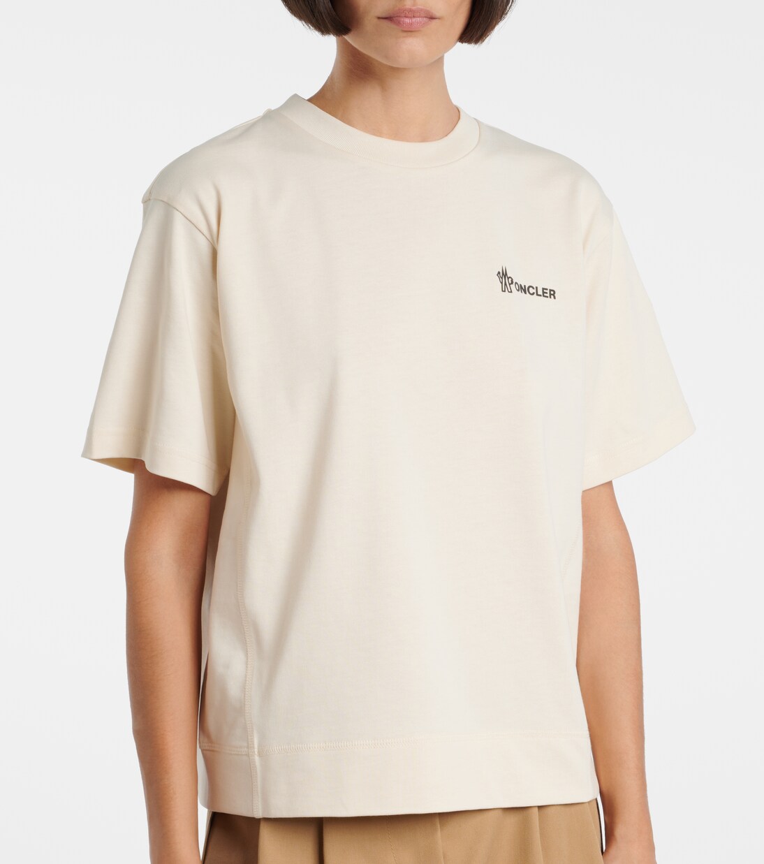 Logo cotton jersey T-shirt | Moncler Grenoble