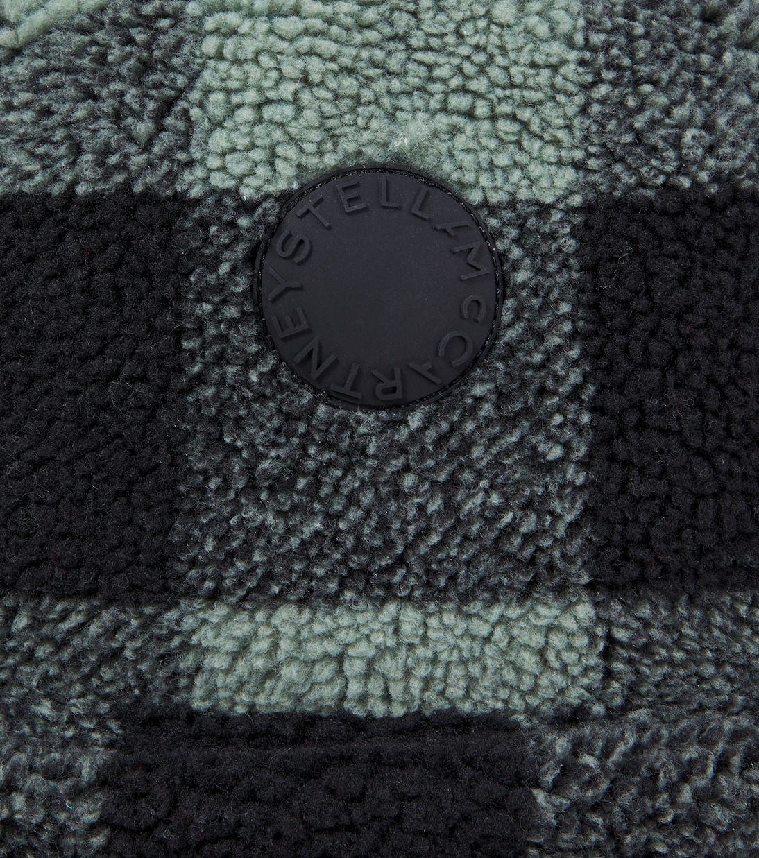 Mochila Teddy a cuadros con logo | Stella McCartney Kids